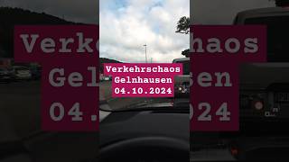 Stau in Gelnhausen  Zufahrtsstraße gesperrt verkehr chaos gelnhausen [upl. by Leilani]