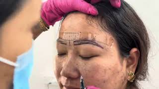 Pisum Microblading toubabagi ahanba saruk [upl. by Wake]