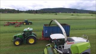 Silage in Sweden 2016 Vallens Gård [upl. by Dobbins3]