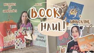 Mega Book Haul  Compritas Regalos amp Unboxing 🎂📦 [upl. by Ophelia80]