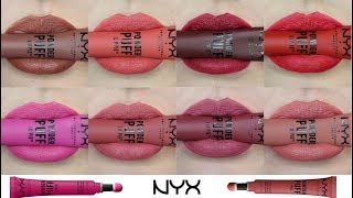 NYX POWDER PUFF LIPPIE LIP SHADE SWATCH amp REVIEW [upl. by Doria358]