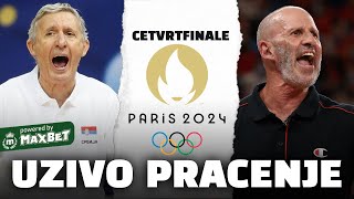 GLEDAMO UZIVO  SRBIJA vs AUSTRALIJA  CETVRTFINALE OLIMPIJSKIH IGARA [upl. by Eilla]