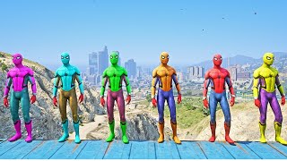 GTA5 SPIDERMAN amp MANIONS RAGDOLLS JumpsFails shorts gta5 [upl. by Jennings]