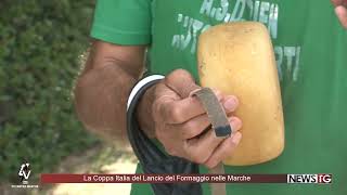 La Coppa Italia del Lancio del Formaggio nelle Marche [upl. by Enitram]