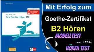 Mit Erfolg zum B2Test 1Hören Teil 1GoetheÖSD Zertifikat B2 hören mit Lösungen ✓Description [upl. by Acalia]