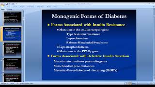 Maturity onset Diabetes of the Young MODY 1 [upl. by Oika]