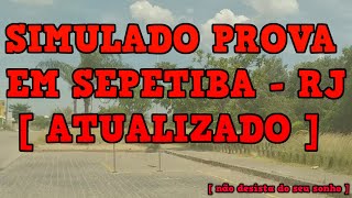 Percurso da Prova do Detran Sepetiba Praia da Brisa  ATUALIZADO [upl. by Nnel]