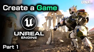 Create a Game from SCRATCH in Unreal Engine 5 in 2024 FULL COURSE  Part 1 [upl. by Atnahc]