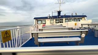 Wightlink Ferry Ride  Isle of Wight Ryde Pier  Portsmouth Harbour [upl. by Atiuqram754]