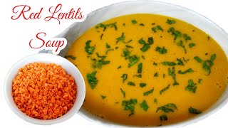 Red Lentils Soup  Adas Shorba  Arabic Soup Adas Shorba  masoor dal Soup  Arabic Soup Recipes [upl. by Lleksah]