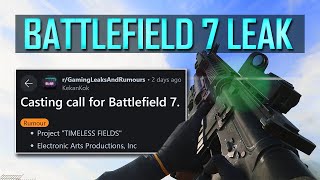 New Battlefield 7 Leak Details Potential Campaign Character [upl. by Oeramed67]