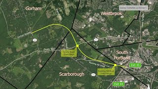 Maine Turnpike Authority announces proposed Gorham connector [upl. by Kelwen]