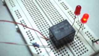 How To Make A Simple Relay Circuit [upl. by Ellesij]