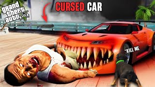 GTA 5  Franklin amp Shinchans Found A Car That was A Cursed Killer Car  Episode  01  Afaq Hub [upl. by Robertson]