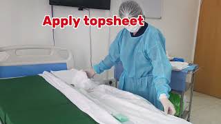 Unoccupied Bed Bed making Nursing procedure [upl. by Adnamahs]