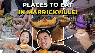 PLACES TO EAT IN MARRICKVILLE Vietnamese Food Japanese Cafe amp Desserts Sydney Weekly Food Vlog [upl. by Ettie]