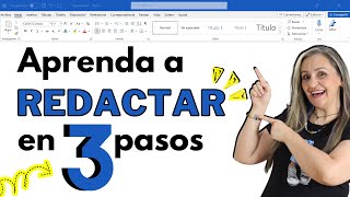 Aprenda a REDACTAR en 3 pasos [upl. by Nnylyar]