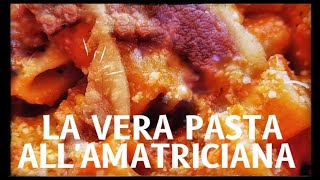 RIGATONI ALLAMATRICIANA e tutti i suoi segreti per renderla perfetta [upl. by Ieppet609]