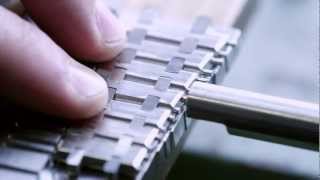 Making the Bracelet for a Royal Oak  Audemars Piguet [upl. by Jez]