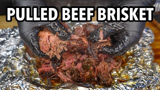 How to Make Smoked Pulled Beef Brisket [upl. by Ahsilla]