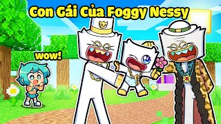 YUMMIE 1 NGÀY TRỞ THÀNH CON GÁI CỦA FOGGY NESSY TRONG MINECRAFTFOGGY NESSY CÓ CON💚💛 [upl. by Brena803]