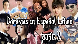 Doramas en AUDIO LATINO transmitidos por TV  parte 2 ♡ [upl. by Illehs]