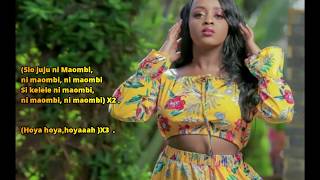 NADIA MUKAMI MAOMBI OFFICIAL LYRIC VIDEO [upl. by Jillayne]