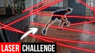 Parkour Laser Challenge aka Laser Dance Oceans Twelve [upl. by Tan]