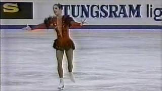 Katarina Witt GDR  1988 Worlds Ladies Long Program [upl. by Don863]