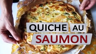 Quiche au saumon fumé et brocolis  Maman Cuisine [upl. by Rimaa]