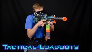 TACTICAL NERF LOADOUTS  Franks HvZ Gear [upl. by Erhard]