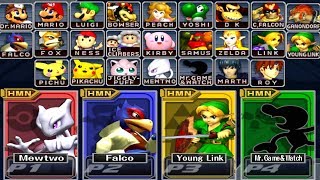 Super Smash Bros Melee  How to Unlock All Characters [upl. by Araek]