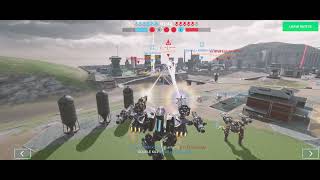 War Robots Cossack LV1  MolotT LV1 VS Champions MK3 Complete destruction in Beacon Rush mode [upl. by Oirad356]