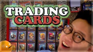 NEW Collectible Trading Cards for Clash Royale 🍊 MASS Box Opening  GIVEAWAY [upl. by Petey250]