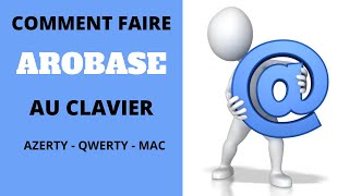 Comment faire un arobase  sur ordinateur  Taper la touche arobase sur un clavier qwerty  azerty [upl. by Neelyhtak]