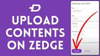 How to Upload Contents on Zedge App 2024 [upl. by Ybloc931]