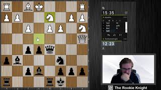 Rapid Chess 42 vs plysatko  Kings Pawn Game Macleod Attack [upl. by Lampert]