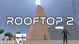 RoofTop 2 Bonelab Map [upl. by Aissatsan]