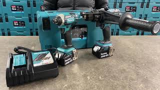 Makita DLX2145TJ 18v DHP458DTD152 Twin Pack with 2x5Ah Batteries Review [upl. by Nowd]