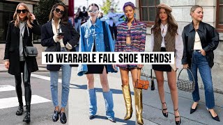 10 Wearable Fall 2023 Shoe Trends  The Style Insider [upl. by Indyc661]