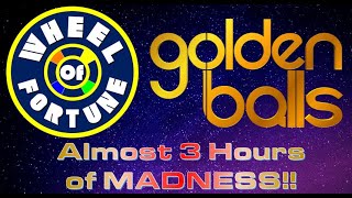 Wheel of Fortune amp Golden Balls  Almost 3 hours of Madness [upl. by Yunfei]