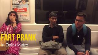 Fart Prank In Delhi Metro [upl. by Acirdna]