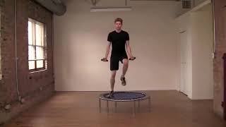 Rebounding Total Body Workout amp Mini Trampoline Exercises [upl. by Annoif]