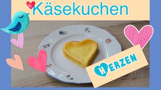 KäsekuchenHerzchen  Käsekuchen ohne Boden RUF käsekuchenohneboden käsekuchenherzchen glutenfrei [upl. by Ria220]