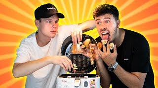 WIR FRITTIEREN SUSHI🍣mit UnsympathischTV [upl. by Yesnyl]