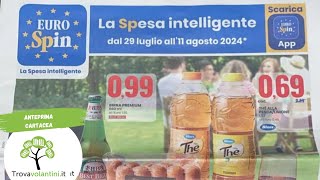 VOLANTINO EUROSPIN dal 29 luglio a 11 agosto 2024 anteprima [upl. by Hachmin]