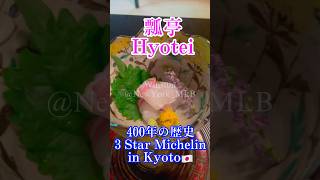 【グルメVlog】京都400年のミシュラン三つ星〜瓢亭〜3 Star Michelin in Kyoto  Hyotei 【駐在生活】 [upl. by Ramon]