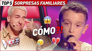 ¿Reconocerán los COACHES a sus FAMILIARES en La Voz 😱 [upl. by Kristie]