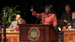 WATCH Cherelle Parker becomes Philadelphias 100th mayor [upl. by Nosbig]