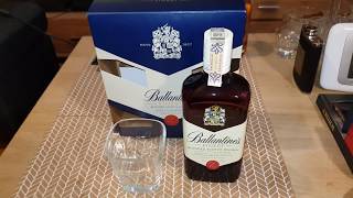 BALLANTINES FINEST BLENDED SCOTCH WHISKY GIFT PACK WITH 2 TUMBLER GLASSES 4K [upl. by Airlia470]